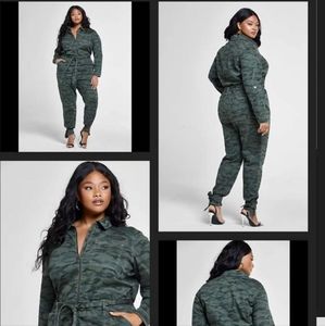 Fashion to Figure Camo Jumpsuit